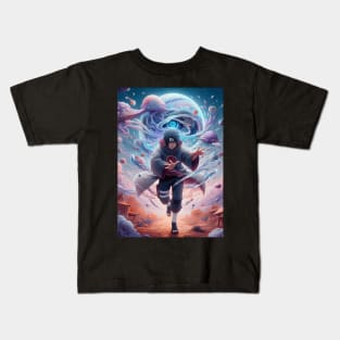 Itachi casting genjutsu 4th edition Kids T-Shirt